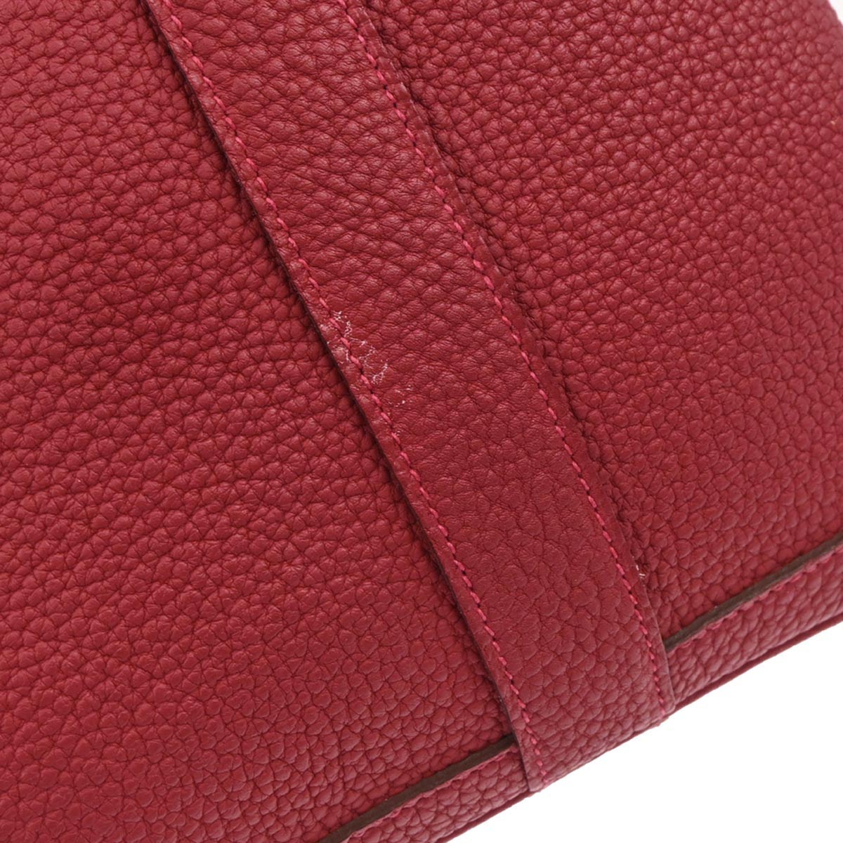 Hermes Rouge Grenade Negonda Garden Party 30 TPM Tote Handbag