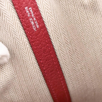 Hermes Rouge Grenade Negonda Garden Party 30 TPM Tote Handbag