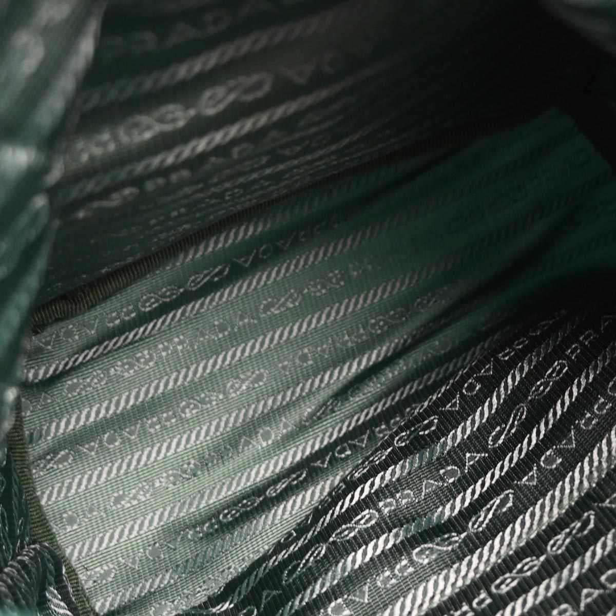 Prada Green Nylon Backpack
