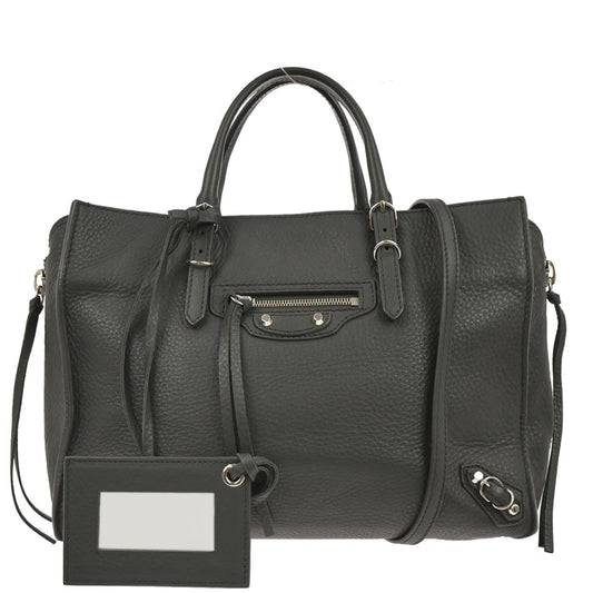 Balenciaga Gray Papier A6 2way Shoulder Handbag