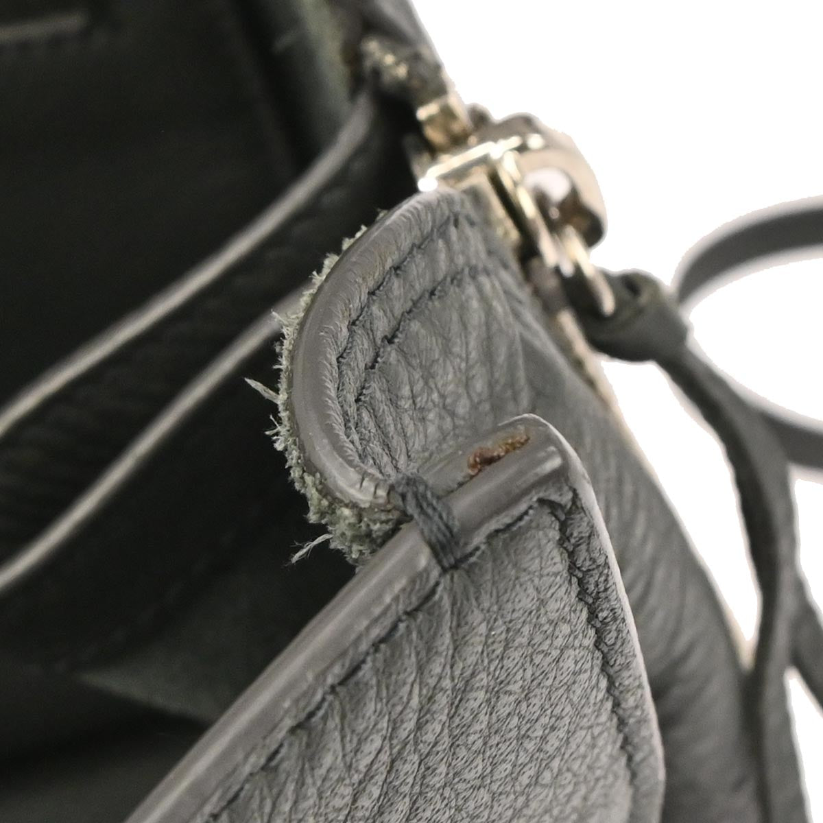 Balenciaga Gray Papier A6 2way Shoulder Handbag