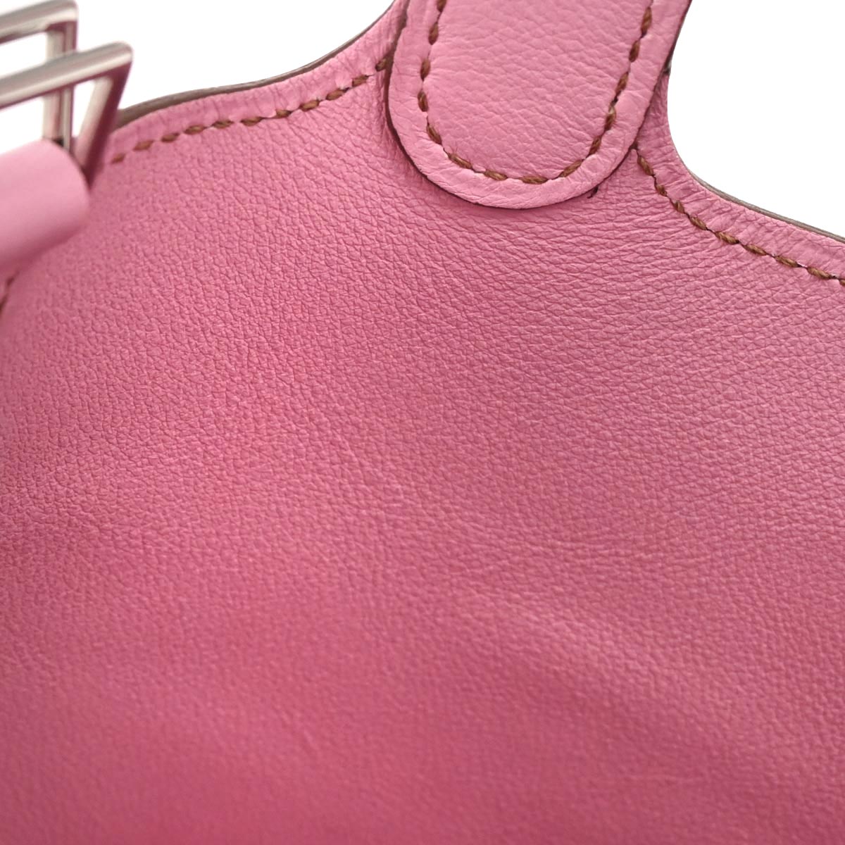 Hermes Pink Swift Picotin Lock 14 Micro Handbag