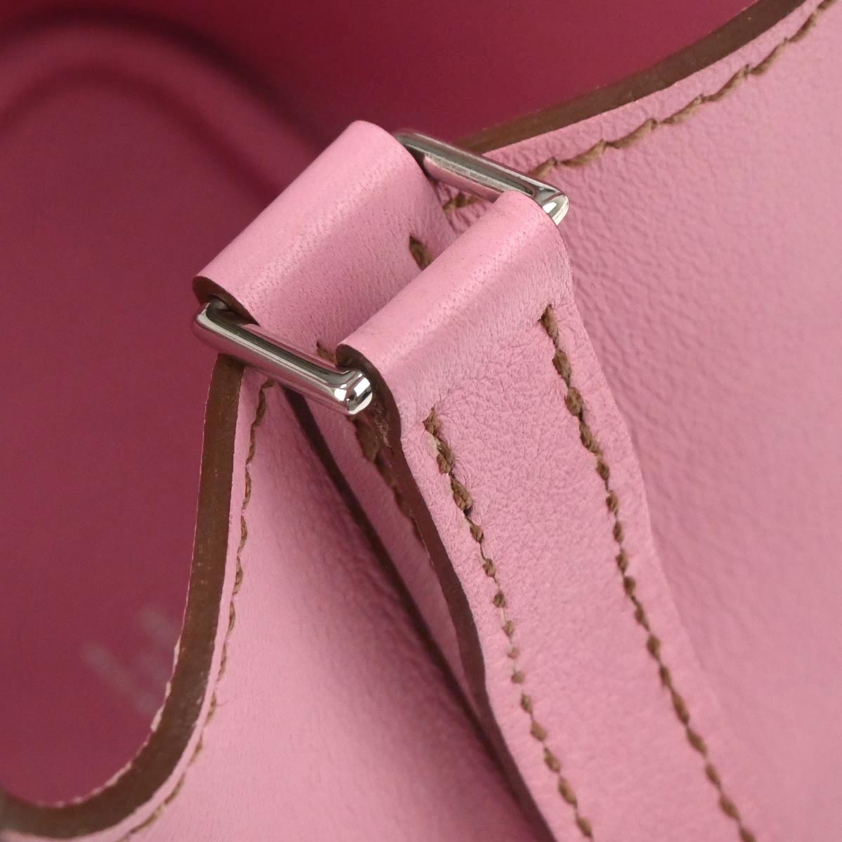Hermes Pink Swift Picotin Lock 14 Micro Handbag