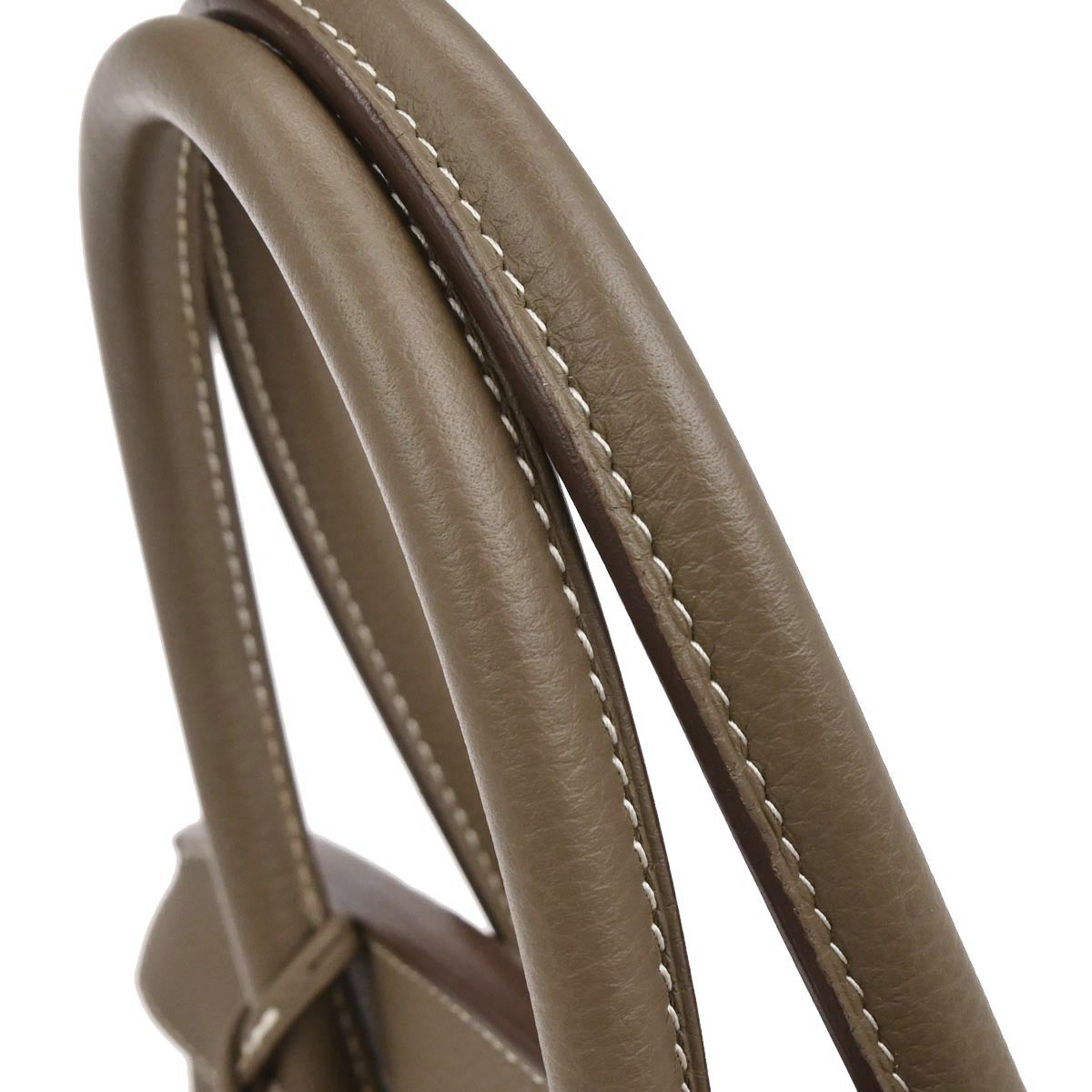 Hermes Etoupe Gray Togo Birkin 30 Handbag