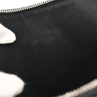 Saint Laurent Black Leather Love Heart Shoulder Bag