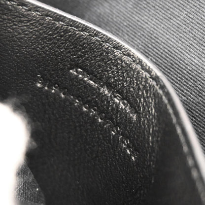 Saint Laurent Black Leather Love Heart Shoulder Bag