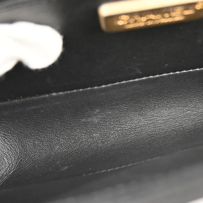 Boy Chanel Black Fur Lambskin Small 2way Shoulder Handbag