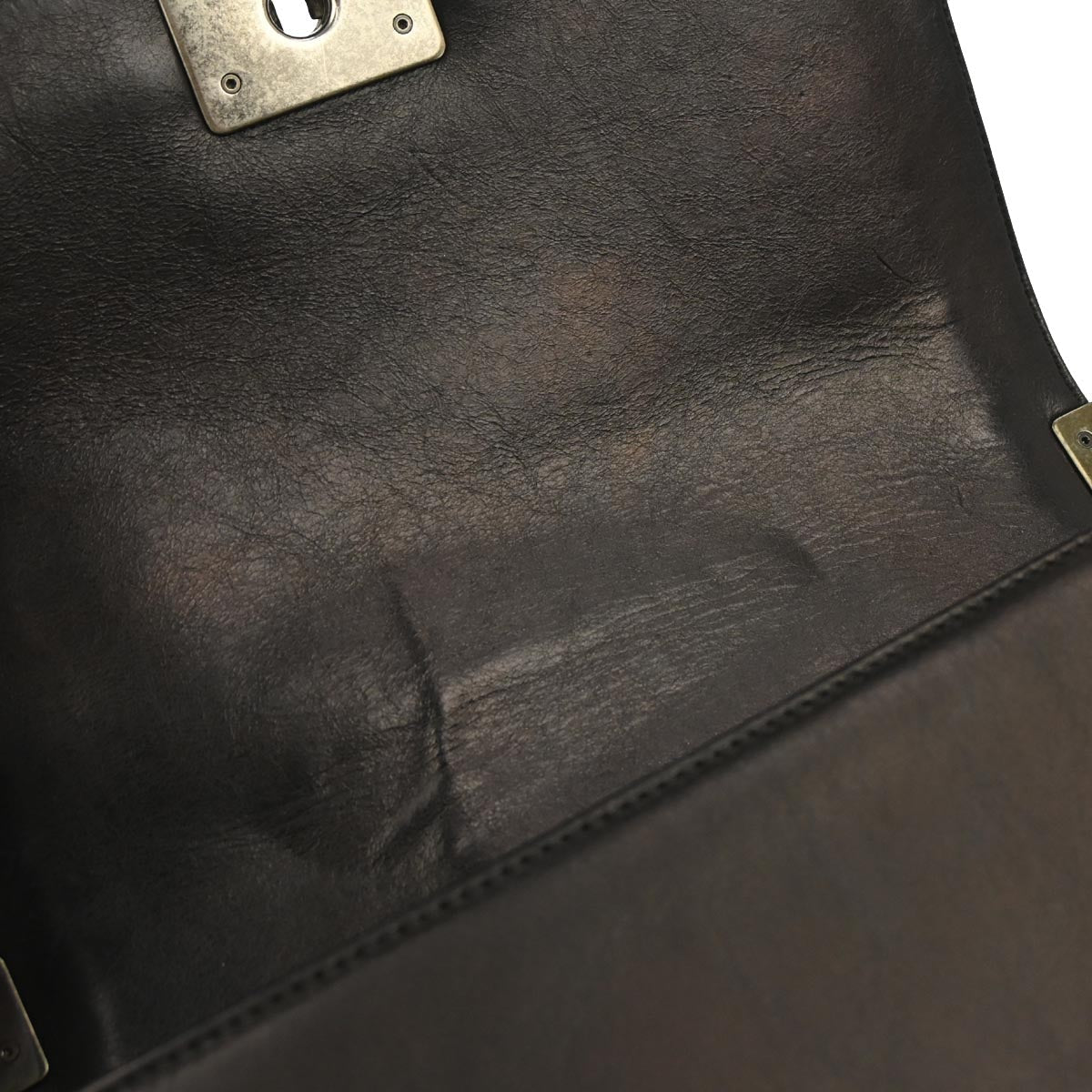 Boy Chanel Black Calfskin Medium Double Stitch Shoulder Bag