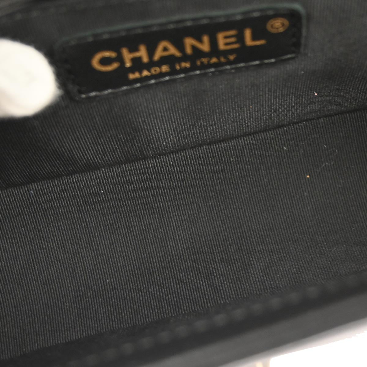 Boy Chanel Black Lambskin Small Chain Shoulder Bag