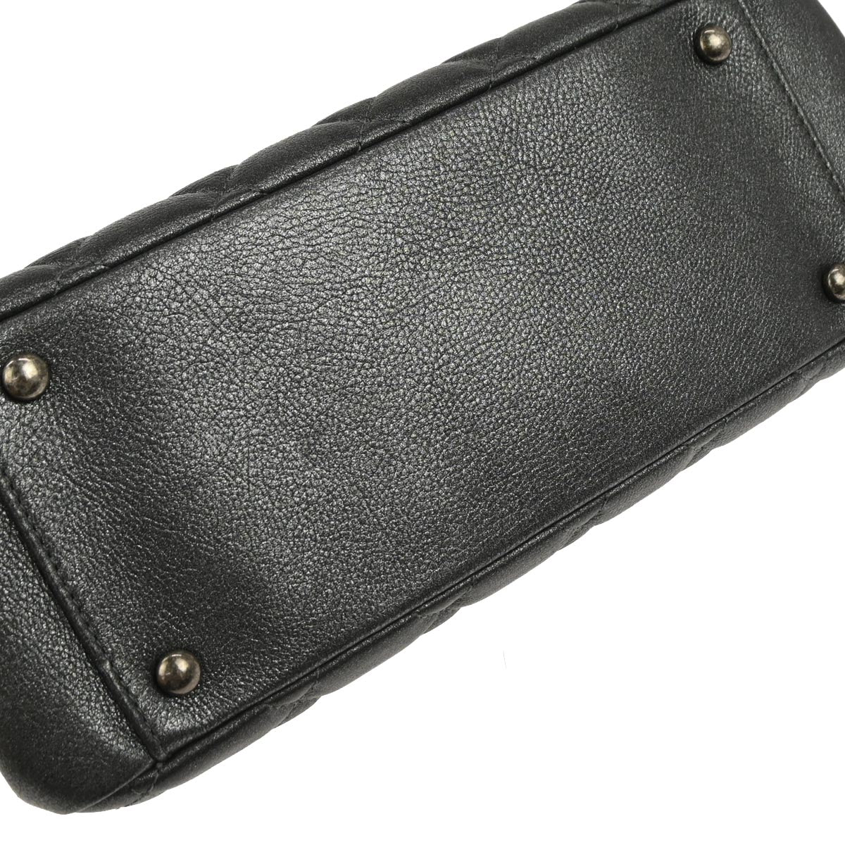 Chanel 2015-2016 Metallic Blue Calfskin Paris-Salzburg CC Eyelet Tote Bag