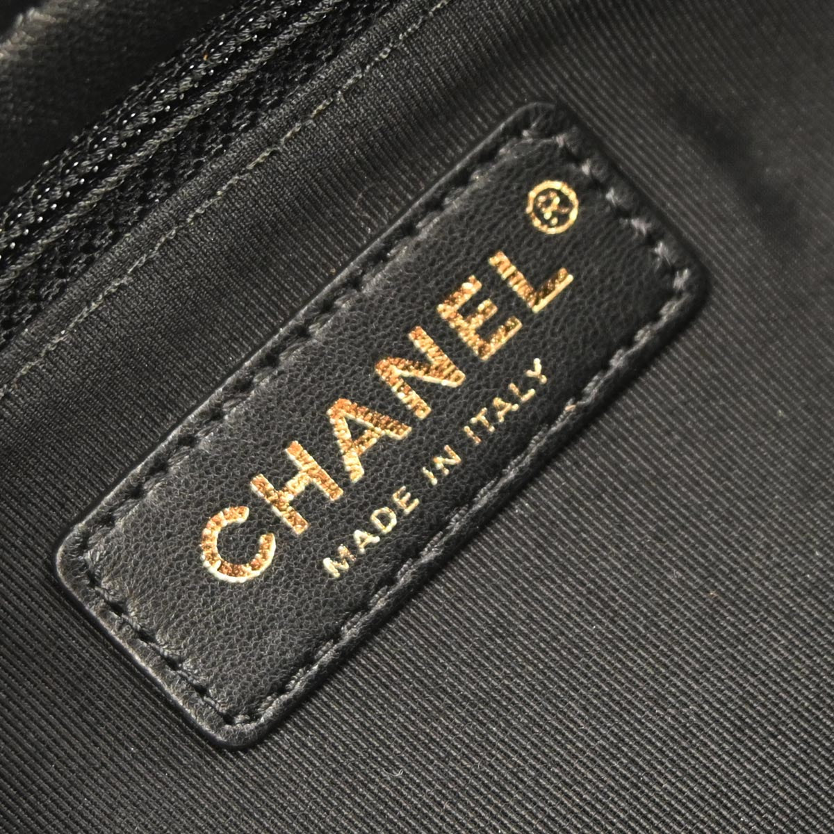 Chanel Black Tweed Double Sided Shoulder Bag