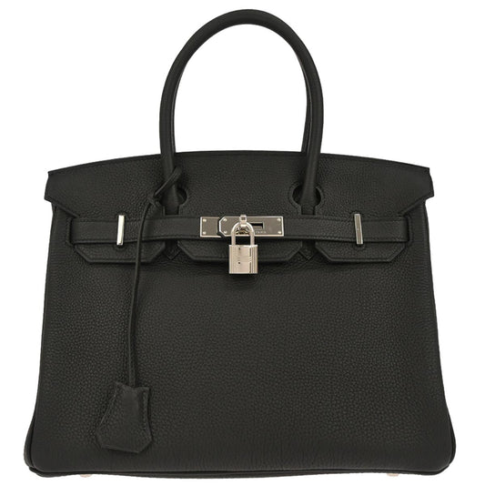 Hermes Black Togo Birkin 30 Handbag
