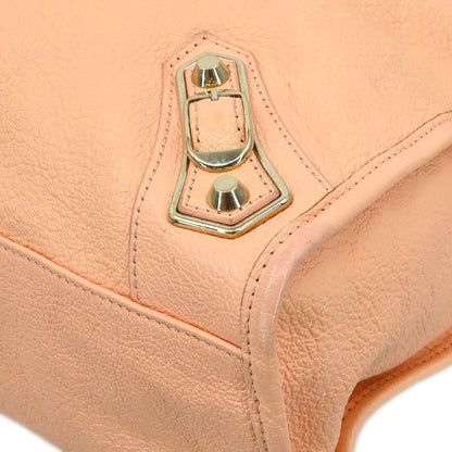 Balenciaga Pink Metallic Edge Classic City Shoulder Handbag