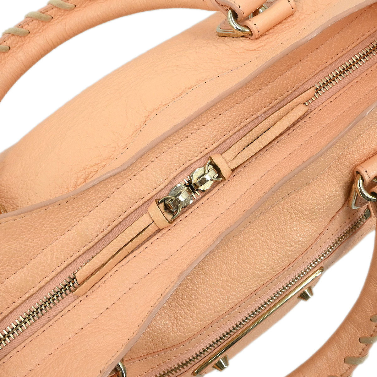 Balenciaga Pink Metallic Edge Classic City Shoulder Handbag