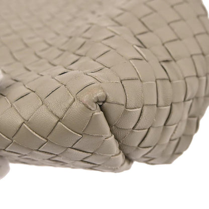 Bottega Veneta Gray Lambskin Intrecciato Tote Bag