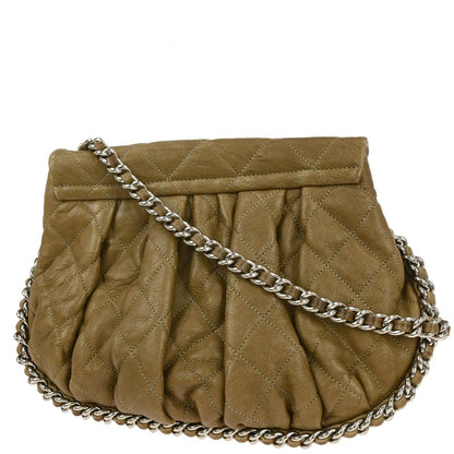 Chanel Brown Calfskin Chain Around Shoulder Bag