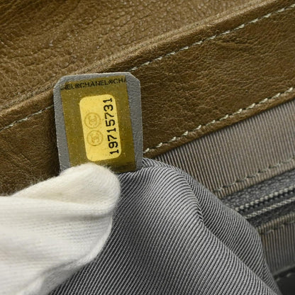 Chanel Brown Calfskin Chain Around Shoulder Bag