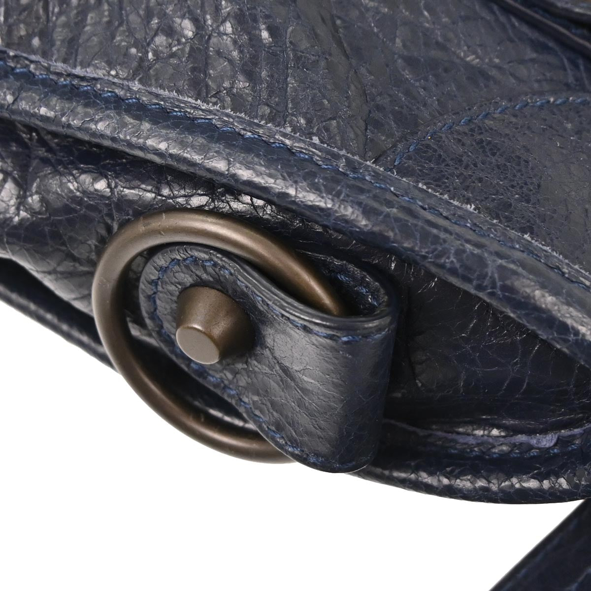 Balenciaga Navy Classic Mini City 2way Shoulder Handbag