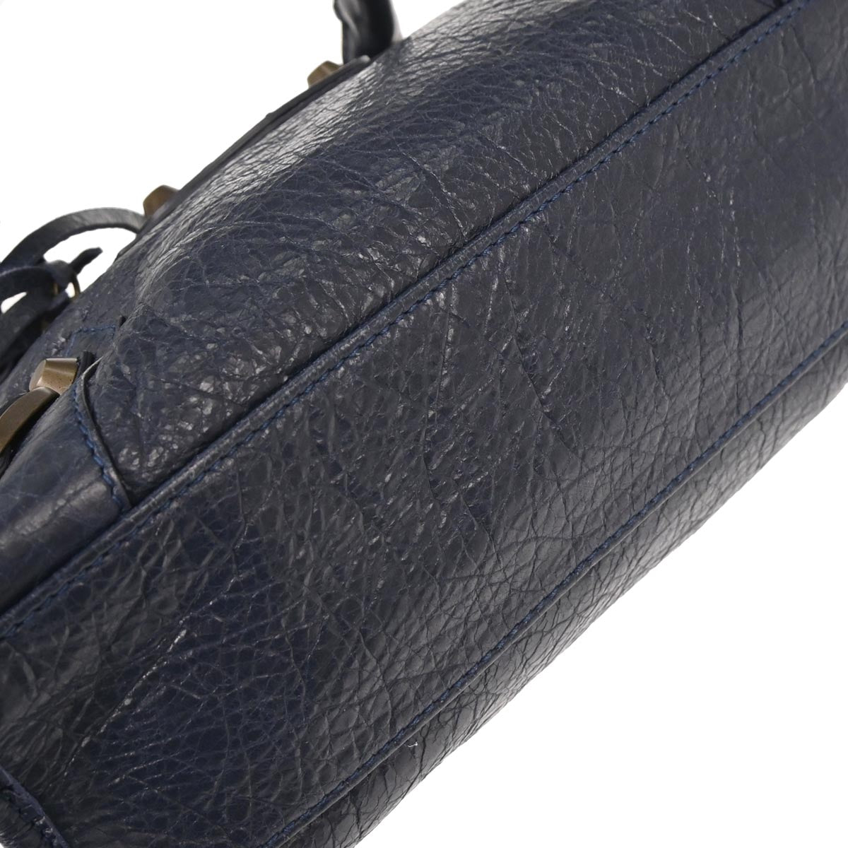 Balenciaga Navy Classic Mini City 2way Shoulder Handbag