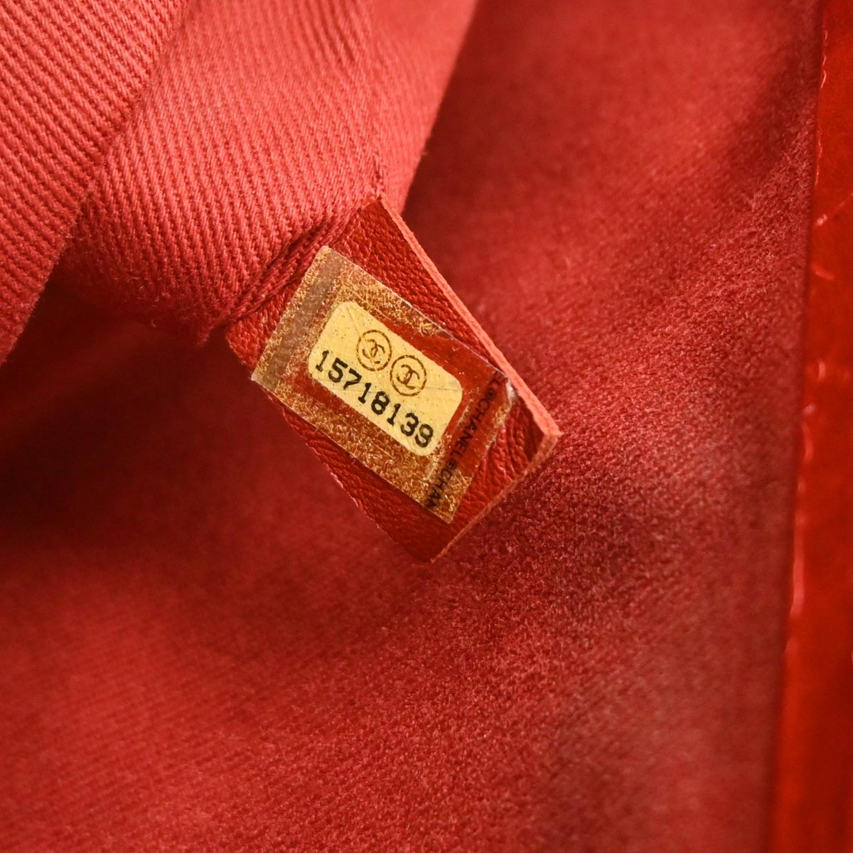 Chanel Red Patent Leather Medium Mademoiselle Bowling Bag