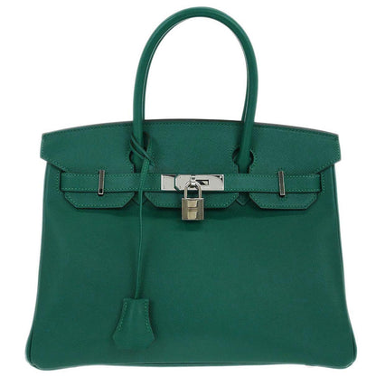 Hermes Malachite Epsom Birkin 30 Handbag