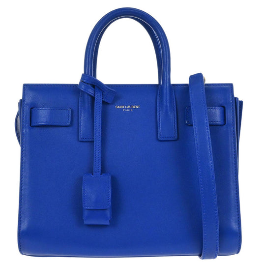 Saint Laurent Blue Sac de Jour Nano 2way Shoulder Handbag