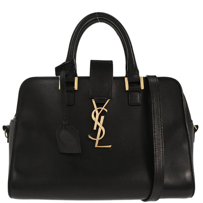 Saint Laurent Black Baby Cabas 2way Handbag