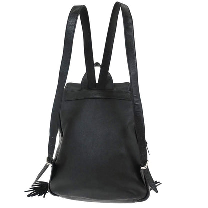 Saint Laurent Black Fringe Festival Backpack