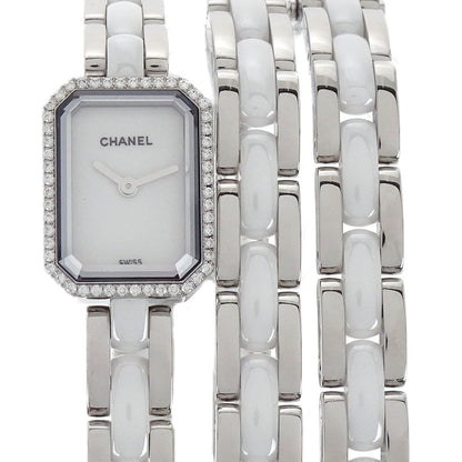 Chanel Triple Bracelet Premiere H3059 Quartz Watch Ceramic