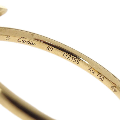 Cartier Juste Un Clou Small Model Ring Au750 #60 #59 Jewelry