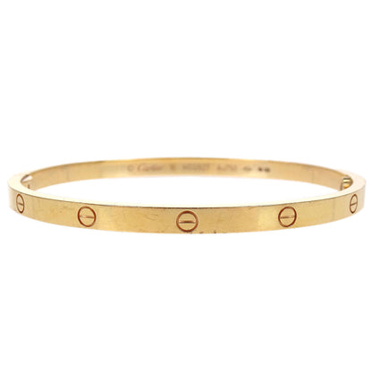 Cartier Love Bracelet Bangle Small Au750 #16 Jewelry