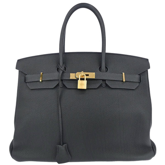 Hermes Blue Ocean Togo Birkin 35 Handbag