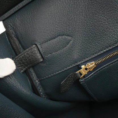 Hermes Blue Ocean Togo Birkin 35 Handbag