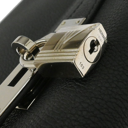 Hermes Black Togo Kelly 28 Retourne 2way Shoulder Handbag