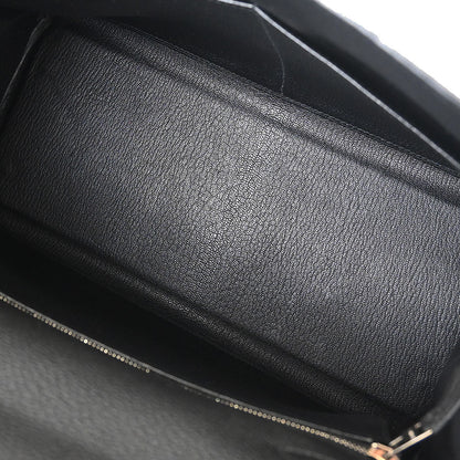 Hermes Black Togo Kelly 28 Retourne 2way Shoulder Handbag