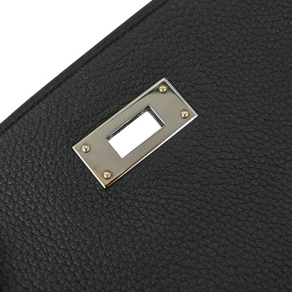 Hermes Black Togo Kelly 28 Retourne 2way Shoulder Handbag