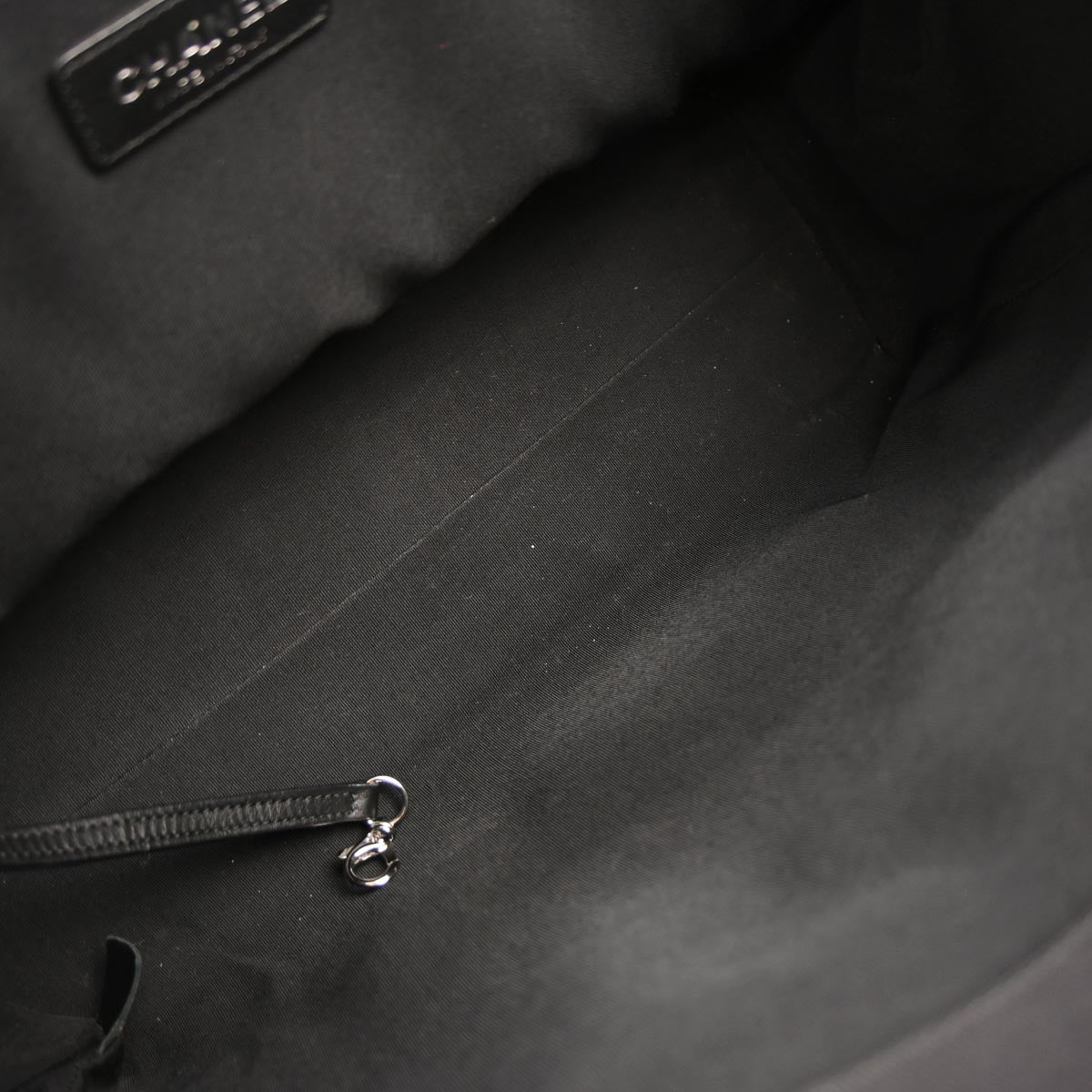 Chanel Black Calfskin Tote Bag