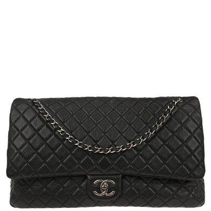 Chanel Black Calfskin XXL Flap Bag
