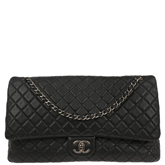 Chanel Black Calfskin XXL Flap Bag