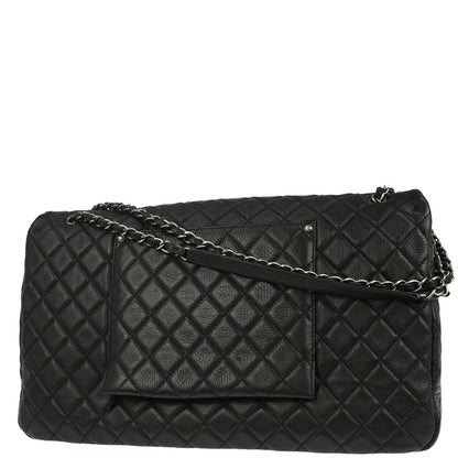 Chanel Black Calfskin XXL Flap Bag