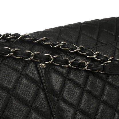 Chanel Black Calfskin XXL Flap Bag