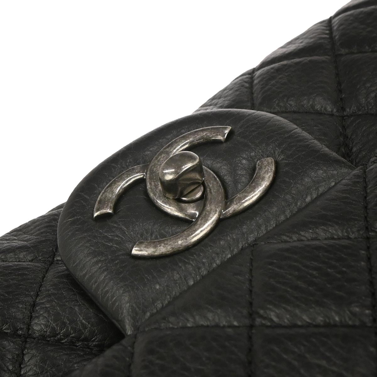 Chanel Black Calfskin XXL Flap Bag
