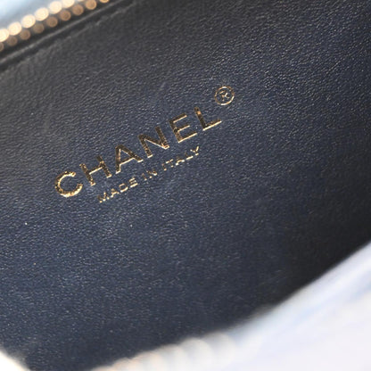 Chanel Navy Caviar CC Filigree 2way Vanity Shoulder Handbag
