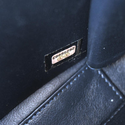 Chanel Navy Caviar CC Filigree 2way Vanity Shoulder Handbag