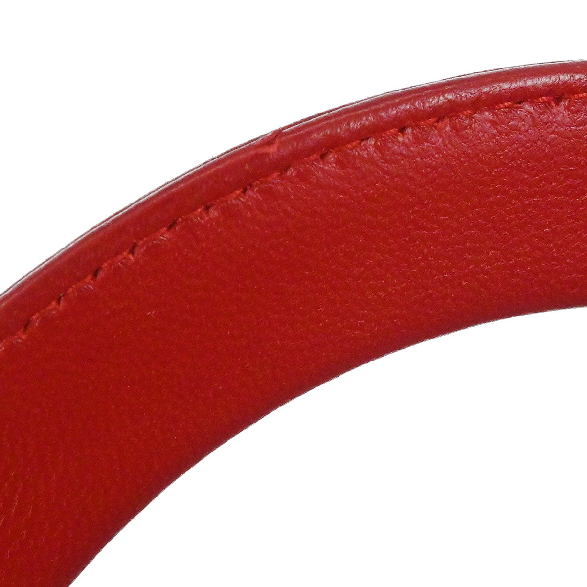 Christian Dior Red Lambskin Medium Lady Dior Cannage 2way Shoulder Handbag