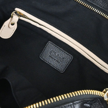 Chloe Black Paraty 2way Shoulder Handbag