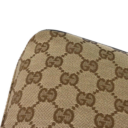 Gucci Beige Canvas GG Hobo Handbag