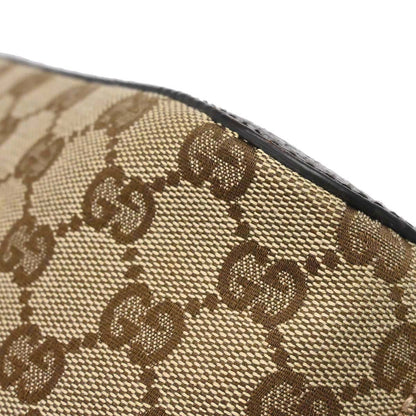 Gucci Beige Canvas GG Hobo Handbag