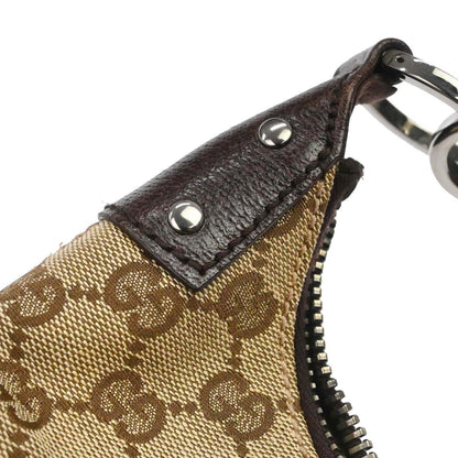 Gucci Beige Canvas GG Hobo Handbag