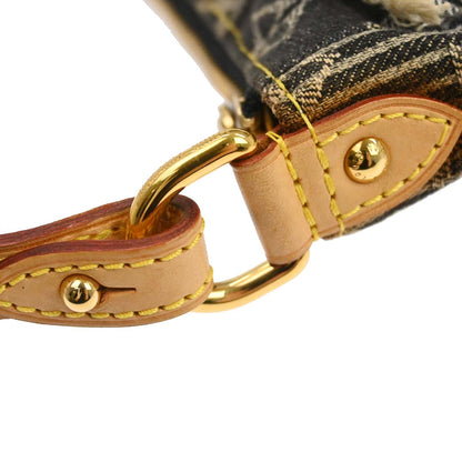 Louis Vuitton Gray Monogram Denim Patchwork Pouchy Handbag M95383
